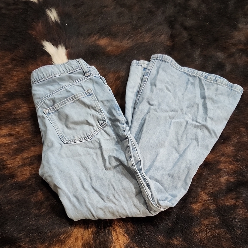 Old Navy Light Blue Flare Jeans